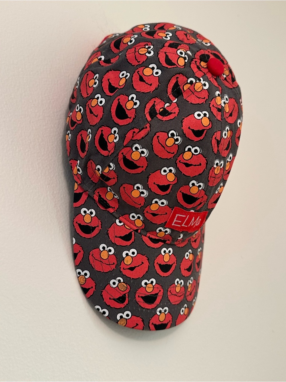 Sesame Street Elmo 100% Cotton Vintage Style Youth Ballcap Hat